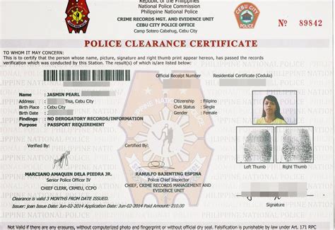 police clearance in valenzuela